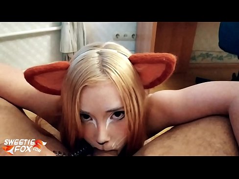 ❤️ Kitsune schluckt Schwanz und Sperma in ihrem Mund ❤️❌ Just porn bei uns ☑